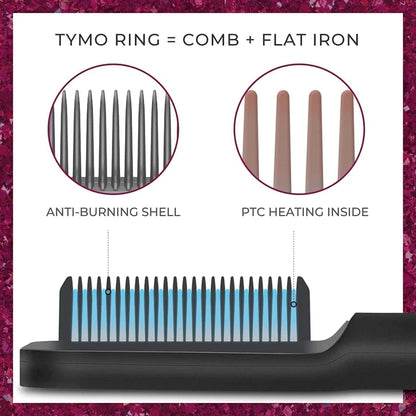 Heated Hair Straightening Comb – Fast Smoothing & Frizz Control