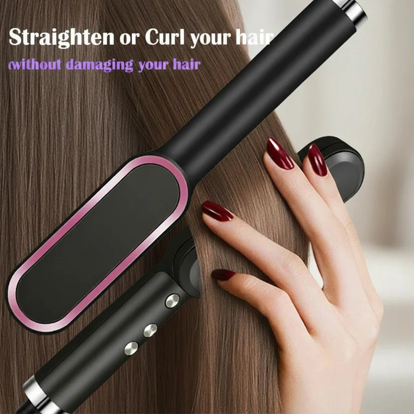 Heated Hair Straightening Comb – Fast Smoothing & Frizz Control