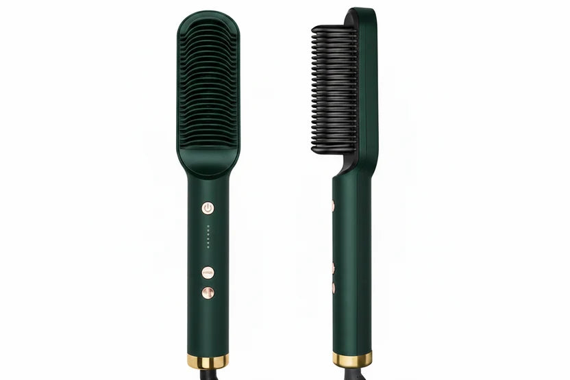 Heated Hair Straightening Comb – Fast Smoothing & Frizz Control